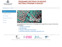 Tablet Screenshot of biologie.cuso.ch