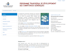Tablet Screenshot of competences.cuso.ch